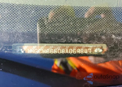 2006 Honda Accord Ex z USA, uszkodzony, nr VIN 1HGCM66506A069847